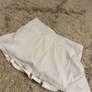 Lulu lemon Women's White tennis skirt